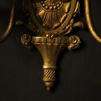 French Gilded Brass Twin Arm Antique Wall Lights (4 of 10) French Gilded Brass Twin Arm Antique Wall Lights (4 of 10)