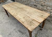 Large Antique Pine Farmhouse Table on Turned Legs (7 of 19) Large Antique Pine Farmhouse Table on Turned Legs (7 of 19)