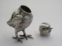 Victorian Novelty Silver Chick Pepper by Jane Brownett, London, 1882 (8 of 11) Victorian Novelty Silver Chick Pepper by Jane Brownett, London, 1882 (8 of 11)