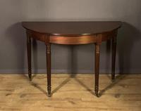 Regency mahogany Demi lune console table (2 of 8) Regency mahogany Demi lune console table (2 of 8)