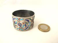 Pretty Imperial Russian Silver & Cloisonné Napkin Ring Moscow c.1890 (6 of 6) Pretty Imperial Russian Silver & Cloisonné Napkin Ring Moscow c.1890 (6 of 6)