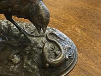 Jules Moigniez French Bronze Partridge with Lizard (2 of 6) Jules Moigniez French Bronze Partridge with Lizard (2 of 6)