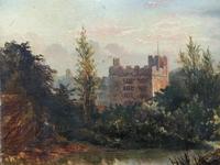 Lovely Original Mid 19th Century Antique British Castle River Landscape Oil Painting (8 of 11) Lovely Original Mid 19th Century Antique British Castle River Landscape Oil Painting (8 of 11)