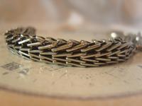 Antique Pocket Watch Chain 1890s Victorian Silver Nickel Herringbone Link Albert (6 of 11) Antique Pocket Watch Chain 1890s Victorian Silver Nickel Herringbone Link Albert (6 of 11)