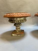 Pair of Terracotta Campana Garden Urns (12 of 13) Pair of Terracotta Campana Garden Urns (12 of 13)