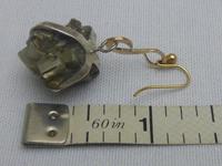9ct gold and iron pyrite earrings (4 of 5) 9ct gold and iron pyrite earrings (4 of 5)