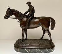 Jules Moigniez - Bronze Pair of Racehorses & Jockeys (4 of 8) Jules Moigniez - Bronze Pair of Racehorses & Jockeys (4 of 8)
