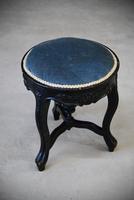 Ebonised Small Stool (3 of 12) Ebonised Small Stool (3 of 12)