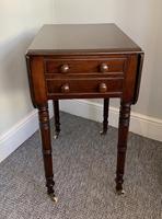 Victorian Mahogany Drop Flap Work Table (9 of 18) Victorian Mahogany Drop Flap Work Table (9 of 18)