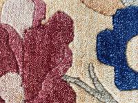 Four Vintage Chinese Carpet Cushion Covers. c1950 (5 of 5) Four Vintage Chinese Carpet Cushion Covers. c1950 (5 of 5)