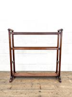Antique Edwardian Mahogany Towel Rail (3 of 9) Antique Edwardian Mahogany Towel Rail (3 of 9)