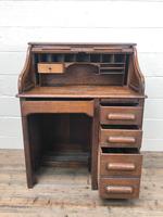Antique Early 20th Century Oak Roll Top Desk (6 of 13) Antique Early 20th Century Oak Roll Top Desk (6 of 13)