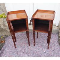 Fine Pair of Gillows Style Mahogany Bedsides (3 of 7) Fine Pair of Gillows Style Mahogany Bedsides (3 of 7)
