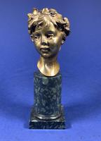 19th Century Gilt Bronze Bust of a Boy (8 of 9) 19th Century Gilt Bronze Bust of a Boy (8 of 9)