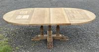 Large Round French Bleached Oak Farmhouse Table with Extensions (34 of 38) Large Round French Bleached Oak Farmhouse Table with Extensions (34 of 38)
