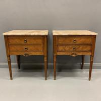 Set of 4 French Marble Top Side Tables (10 of 11) Set of 4 French Marble Top Side Tables (10 of 11)