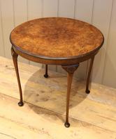 Low Circular Walnut Table (3 of 9) Low Circular Walnut Table (3 of 9)
