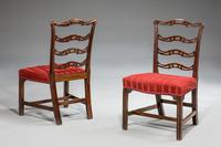 Pair of Chippendale Period Ladderback Side Chairs (2 of 6) Pair of Chippendale Period Ladderback Side Chairs (2 of 6)