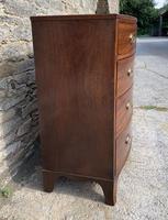 Large Regency Mahogany Bow Front Chest of Drawers (4 of 19) Large Regency Mahogany Bow Front Chest of Drawers (4 of 19)
