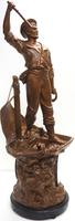 Incredible French Figural Mantel Clock Cod Fishing 8 Day Striking Mantle Clock (5 of 13) Incredible French Figural Mantel Clock Cod Fishing 8 Day Striking Mantle Clock (5 of 13)
