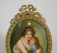Antique Porcelain Portrait Miniature Madame le Brun (2 of 5) Antique Porcelain Portrait Miniature Madame le Brun (2 of 5)