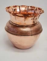 Art Nouveau Wrought Iron and Copper Planter, Jardinière (7 of 16) Art Nouveau Wrought Iron and Copper Planter, Jardinière (7 of 16)