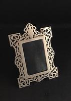 Reticulated Edwardian Silver Plated Easel Photo Frame (3 of 4) Reticulated Edwardian Silver Plated Easel Photo Frame (3 of 4)