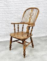 Antique Broadarm Windsor Armchair in Ash & Elm (2 of 7) Antique Broadarm Windsor Armchair in Ash & Elm (2 of 7)