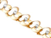 1.20ct Diamond & 18ct Yellow Gold Bracelet - Vintage French c.1950 (3 of 9) 1.20ct Diamond & 18ct Yellow Gold Bracelet - Vintage French c.1950 (3 of 9)