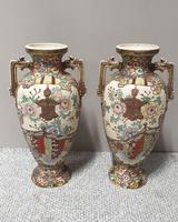 Large Pair of Satsuma Vases (7 of 9) Large Pair of Satsuma Vases (7 of 9)