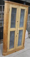 1900's Country Antique Pine Corner Cupboard with Mesh on Doors (3 of 4) 1900's Country Antique Pine Corner Cupboard with Mesh on Doors (3 of 4)