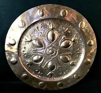 Pair of Large Arts and Crafts Repousse Copper Chargers (3 of 5) Pair of Large Arts and Crafts Repousse Copper Chargers (3 of 5)