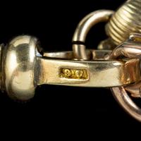 Antique Victorian Guard Chain 9ct Gold Circa 1880 With Three Georgian Seal Fobs (7 of 10) Antique Victorian Guard Chain 9ct Gold Circa 1880 With Three Georgian Seal Fobs (7 of 10)