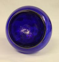 Antique Bristol Blue Decorated Glass Vase (5 of 5) Antique Bristol Blue Decorated Glass Vase (5 of 5)