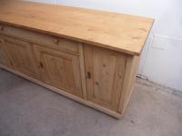 2 Metre Antique Pine 4 Door Sideboard / TV Stand to Paint (3 of 7) 2 Metre Antique Pine 4 Door Sideboard / TV Stand to Paint (3 of 7)