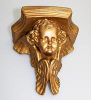 A Good Pair (2x) of Vintage Gilded Plaster Corbel Shelf Brackets C.1960 (12 of 15) A Good Pair (2x) of Vintage Gilded Plaster Corbel Shelf Brackets C.1960 (12 of 15)