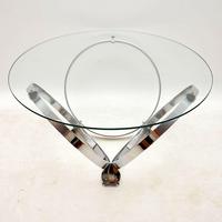 1970’s Chrome & Glass Coffee Table by Knut Hesterberg (5 of 8) 1970’s Chrome & Glass Coffee Table by Knut Hesterberg (5 of 8)