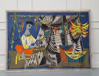 Large Tapestry of Fisherman by Robert Debieve (5 of 5) Large Tapestry of Fisherman by Robert Debieve (5 of 5)