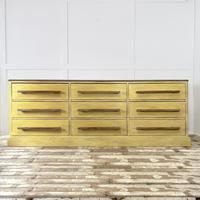 1920s Oak Painted Haberdashery Shop Counter