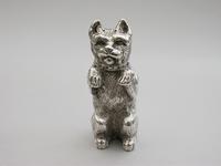 Victorian Novelty Silver Begging Dog Pepper by Thomas Johnson, London, 1878 (2 of 15) Victorian Novelty Silver Begging Dog Pepper by Thomas Johnson, London, 1878 (2 of 15)