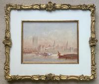 FrederickFREDERICK E.J.Goff Pair of Watercolours ‘Westminster from the South West & London Bridge (3 of 5) FrederickFREDERICK E.J.Goff Pair of Watercolours ‘Westminster from the South West & London Bridge (3 of 5)