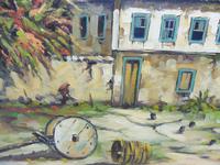 Large oil on canvas tropical sunshine view Brazilian artist Chediac (5 of 10) Large oil on canvas tropical sunshine view Brazilian artist Chediac (5 of 10)