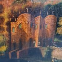 Early Naive Antique Oil Painting of Castle c.1800 (3 of 5) Early Naive Antique Oil Painting of Castle c.1800 (3 of 5)