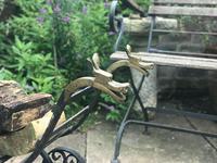 Wrought Iron & Brass Log Cart (2 of 8) Wrought Iron & Brass Log Cart (2 of 8)