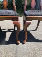 Pair of Antique Queen Anne Style Walnut Side Chairs c.1910 (3 of 7) Pair of Antique Queen Anne Style Walnut Side Chairs c.1910 (3 of 7)