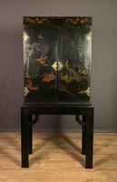 Decorative Chinoiseries Lacquer Work Cabinet on Stand (4 of 12) Decorative Chinoiseries Lacquer Work Cabinet on Stand (4 of 12)