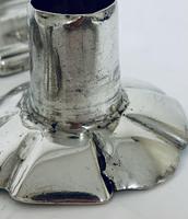 Pair of Antique Georgian 18th Century Solid Sterling Silver Candlesticks (13 of 23) Pair of Antique Georgian 18th Century Solid Sterling Silver Candlesticks (13 of 23)