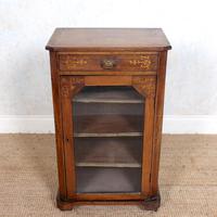 Music Cabinet Glazed Inlaid Walnut 19th Century (4 of 10) Music Cabinet Glazed Inlaid Walnut 19th Century (4 of 10)