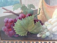 19th Century Still Life with Grapes, Pumpkin, Tomatoes Oil on Canvas (3 of 12) 19th Century Still Life with Grapes, Pumpkin, Tomatoes Oil on Canvas (3 of 12)