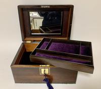 Antique Fitted Rosewood Jewellery Box (5 of 12) Antique Fitted Rosewood Jewellery Box (5 of 12)